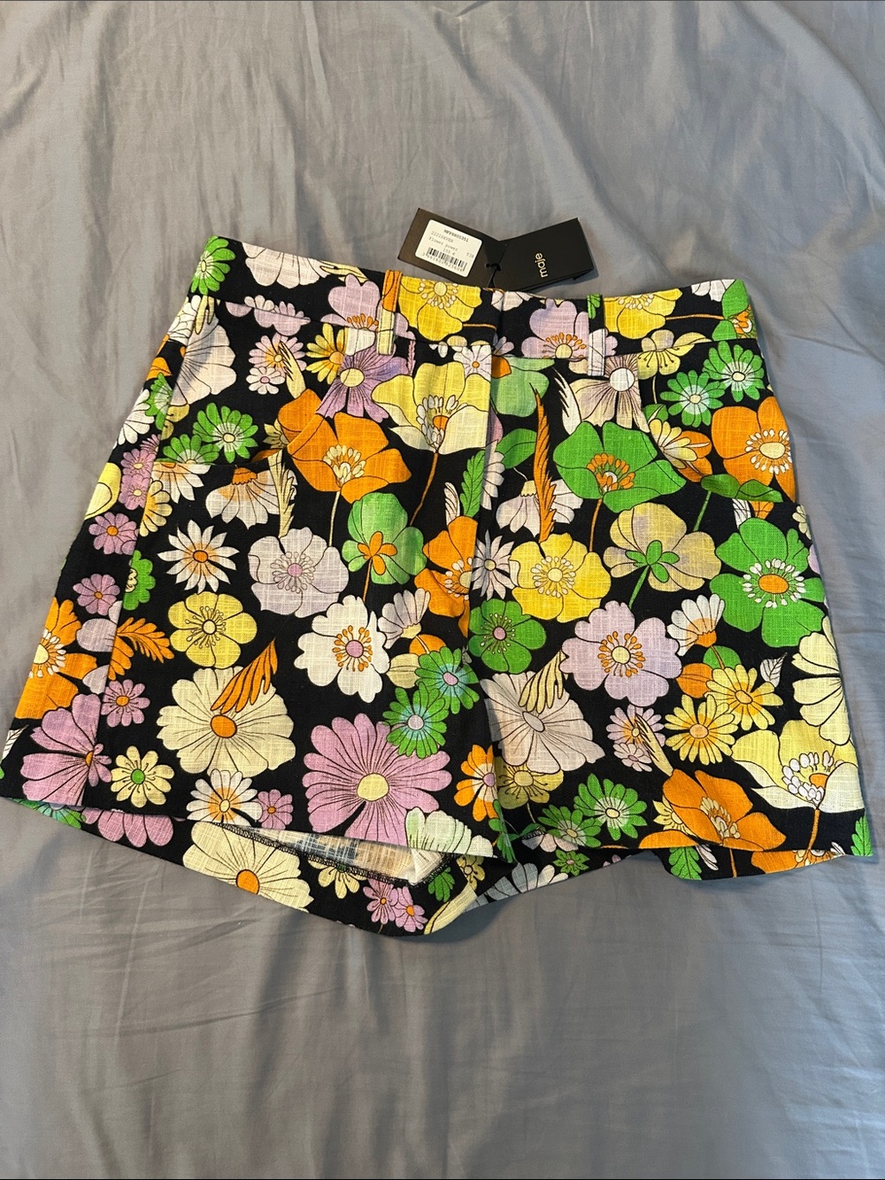 NWT Maje Flower Power shorts EU 38